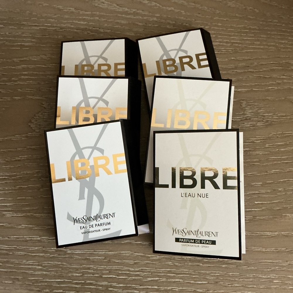 Yves Saint Laurent “Libre” Eau de Parfum Sample Set - Lot of 6